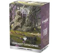 Dragon Shield MTG Opaco Doppio Arte Maniche Landfall Serie Verdant Catacomba