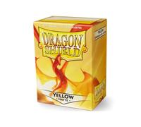 Dragon Shield Opaco Giallo Manica Standard Per Carte 100ct Scatola MTG TCG