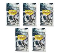 Dragon Shield Pacchetto: 5 confezioni di custodie trasparenti Perfect Fit standard - 500 maniche in totale