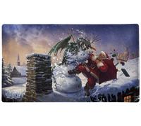 Dragon Shield Playmat - Tappetino da gioco TCG di dimensioni standard con bordi cuciti e retro in gomma antiscivolo - Tubo incluso per trasporto e protezione | Natale 2025