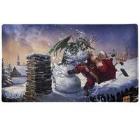 Dragon Shield Playmat - Tappetino da gioco TCG di dimensioni standard con bordi cuciti e retro in gomma antiscivolo - Tubo incluso per trasporto e protezione | Natale 2025