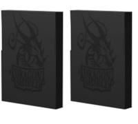 Dragon Shield- Scatola da Tavolo, Colore Nero (Shadow Black), AT-30524 (Confezione da 2)