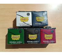 Dragon Shield Set 5 Double Shell Deck Box 150+ Colori Protezione Carte Magic