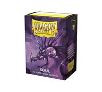 Dragon Shield Soul Dual Matte Standard Sleeves Metallic Purple 100Ct