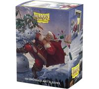 Dragon Shield Spazzolato Arte Standard Maniche - Natale 2025 (100 Cromata