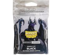 Dragon Shield Standard Misura Perfetto Per Spesso Interno Maniche 100CT - Nero
