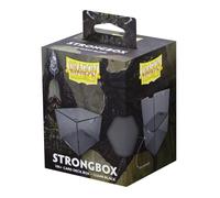 Dragon Shield Strongbox Deck Box Clear Black, Holds 100+ Double Sleeved Cards, A