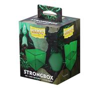Dragon Shield Strongbox Deck Box Clear Green, Holds 100+ Double Sleeved Cards, A