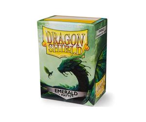 Dragon Shield Verde Matt Standard Size Copertine Per Carte 100 Conteggio