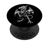 Dragon Skeleton Halloween Musica Chitarra Elettrica Rag PopSockets PopGrip Adesivo