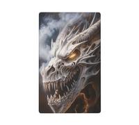 Dragon Skull Vintage Single Toggle Blank Wall Plate Light Switch Cover Decorativo 1 Gang per Cucina Camera Bagno Dimensioni 11,4 x 7 cm