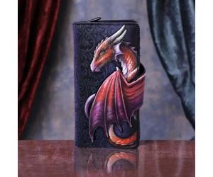 Dragon Take Flight Red Embossed Portafoglio Portafogli Nemesis Now
