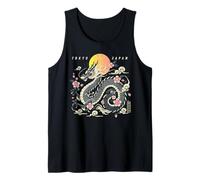 Dragon Tokyo Giappone Fiori di ciliegio Giapponese Uomini Donne Bambini Canotta
