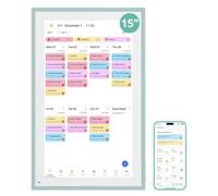 Dragon Touch Calendario, 15,6 pollici Calendario digitale 2025 Family Wall Planner, Grigio Verde