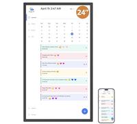 Dragon Touch Calendario digitale 2025 da 24 pollici, planner da parete per la famiglia, touchscreen interattivo Full HD 1080p, grafico intelligente delle faccende e organizzazione domestica, regalo