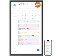 Dragon Touch Calendario digitale da 32 pollici - Touchscreen interattivo Full HD 1080p, pianificatore intelligente per famiglie, calendario digitale da parete e da scrivania, per una pianificazione
