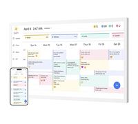 Dragon Touch Calendario digitale da 32" - 1080P Full HD touch screen interattivo, agenda familiare intelligente, Hearth Display calendario digitale per montaggio a parete e scrivania