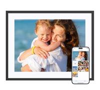 Dragon Touch Cornice digitale da 16,8 pollici, schermo 4:3, grande display con cornice digitale, 32 GB di memoria con rotazione automatica, facile configurazione per condividere foto o video tramite