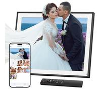 Dragon Touch Cornice digitale per foto - Grande cornice digitale WiFi da 48 cm con 64 GB di memoria, schermo FHD, facile da configurare per condividere foto o video da remoto con l'app Vphoto con