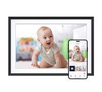 Dragon Touch Cornice digitale WiFi da 10,1 pollici, touch screen HD IPS, rotazione automatica, condivisione istantanea di foto/video, memoria da 16 GB famiglia e amici