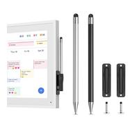 Dragon Touch Penne stilo per touch screen calendario digitale, con 2 colori, doppia punta, 2 testine di ricambio, 2 supporti integrati, controllo preciso, accessori ufficiali Dragon Touch