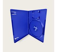 Dragon Trading, 5 custodie per giochi Playstation PS2, custodia di ricambio blu per videogioco con alloggiamento per la card