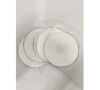 Dragon Trading, 5 x DVD+R 8,5 Gb a doppio strato, stampabile, bianco, x8 in plastica trasparente, buste di plastica trasparente