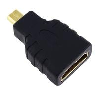 Dragon Trading® Adattatore per collegare ad alta velocità micro HDMI (tipo D) a HDMI (tipo A), per connettere Huawei MediaPad tablet a TV, HDTV, LCD, Plasma, monitor con porta HDMI, qualità premium gold, adattatore audio e video, supporta 3D, 4 K, 1440p, 1080p.
