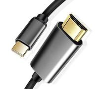 Dragon Trading - Cavo adattatore da USB C a HDMI 4K, da USB tipo C a HDMI, cavo Thunderbolt 3, compatibile con MacBook Pro iPad Pro, Samsung S9 S10 S20, Surface Book 2, Dell XPS e altro ancora
