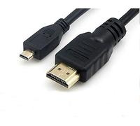 Dragon Trading® - Cavo da 2 metri ad alta velocità da Micro HDMI (tipo D) a HDMI (tipo A), per connettere l'Asus Memo Pad Smart 10 alla a TV, TV HD, LCD, Plasma, monitor con porta HDMI, qualità premium, audio e video, supporta 3D, 4K, 1440p, 1080p