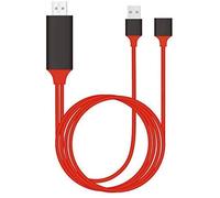 Dragon Trading Cavo HDMI, compatibile con todos los teléfonos iPhone iPad Android a TV Adaptador AV digitale 1080P para teléfonos iPhone y Android