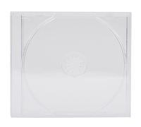 Dragon Trading, custodie trasparenti per CD e DVD, 10,4 mm, con vassoio trasparente, 10 pezzi, qualità professionale