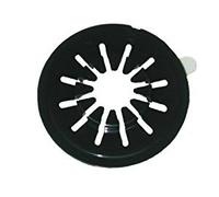 Dragon Trading, mozzi per CD/DVD con retro adesivo, colore nero, confezione da 100