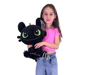Dragon Trainer 4 Peluche 45cm Toothless Happy Grande Soft Plush Size XL