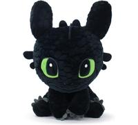 DRAGON TRAINER Peluche XXL 60cm SDENTATO normale NERO Furia BUIA Play By Play