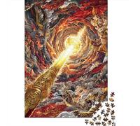 Dragon Vs. Tiger Epic Battle Artwork Puzzle Impossible 1000Pcs Decorazione Per La Casa. Giochi Rilassamento E Intelligence Per Adulti E Ragazzi Da 14 Anni 70x50cm/1000pcs