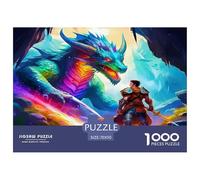 Dragon Warrior Puzzle 1000 Pezzi Regali Per Gli Amanti E Gli Amici 1000 Stukjes Fairy Tales Puzzle Giocattolo Decompressivo Intellettuale Educativo Divertente Gioco Per Famiglie Per La Decorazione Del