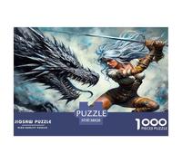 Dragon Warrior Puzzle 1000 Pezzi Regali Per Gli Amanti E Gli Amici 1000 Teile Fairy Tales Puzzle Giocattolo Decompressivo Intellettuale Educativo Intrattenimento Creativo Für Erwachsene Und Kinder Ab