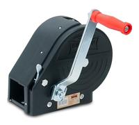 Dragon Winch Argano manuale con alloggiamento 2500 lbs / 1133 kg con gancio e Cavo in Acciaio 10m per piccole imbarcazioni, moto, veicoli e officina | Verricello manuale a singola velocità