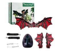 Dragon Wings Kids, Dragon Wings, Costumi di travestimento di dinosauro, Ali di draghi elettrici con luce a LED e musica per ragazze ragazzi vestiti per animali per le forniture per feste