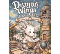 Dragon Wings Under The Stars: A Magical Coloring Adventure with Whimsical Dragons, Constellations, Stars, and Enchanted Night Skies.
