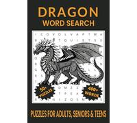 Dragon Word Search Puzzle Book.: Word Searches with Easy to Read Print about Dragon, Dragon Mythology, Mythical Creature and More | 6x9 inches, 110 ... Gift for Vacations, Holidays and Free Times.