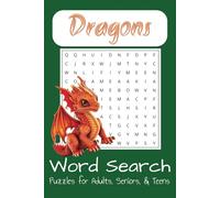 Dragon Word Search Puzzle Book: Word Searches with Easy to Read Print about Dragon, Fantasy, Dragons Story and More | 6x9 inches, 110 pages | 50+ ... Gifts for Vacations, Holidays, and Free Times