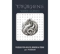 Dragon Word Search Puzzle Book: Word Searches With Easy to Read Print about Dragons, Fantasia, Magic, and more | 6x9 inches, 120 pages | 50+ Puzzles... Gift for Vacations, Holidays and Free Times
