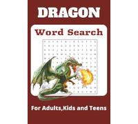 Dragon word search puzzle book: Word searches with easy to read print about Dragons, Majestic Creatures and More | 6x9 inches | 110 pages | 50+ puzzles ... Gift for vacations,holidays and free times