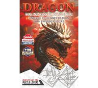 Dragon Word Search Puzzles for Seniors - Large Print Activity Book for Adults: Engaging Word Games, Brain-Boosting Challenges, Word Find Puzzles, ... & Relax - Perfect Gift for Puzzle Lovers