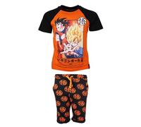 Dragonball Bambino Maglietta e Pantaloncini (Arancione,10 Anni)
