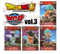 DRAGONBALL SUPER WCD World Collectable Diorama vol.3 SET COMPLETO