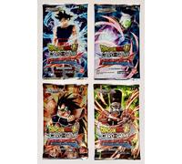 DRAGONBALL SUPER X4 BOOSTER SEALED CARD GAME PERFECT COMBINATION CON 12 CARDS