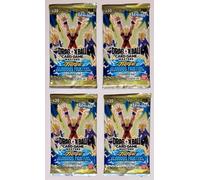 DRAGONBALL SUPER X4 BOOSTER SEALED CARD GAME THREE GLORIOUS FIGHTERS ENGLISH